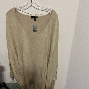 NWT Lane Bryant 22/24 shawl tan